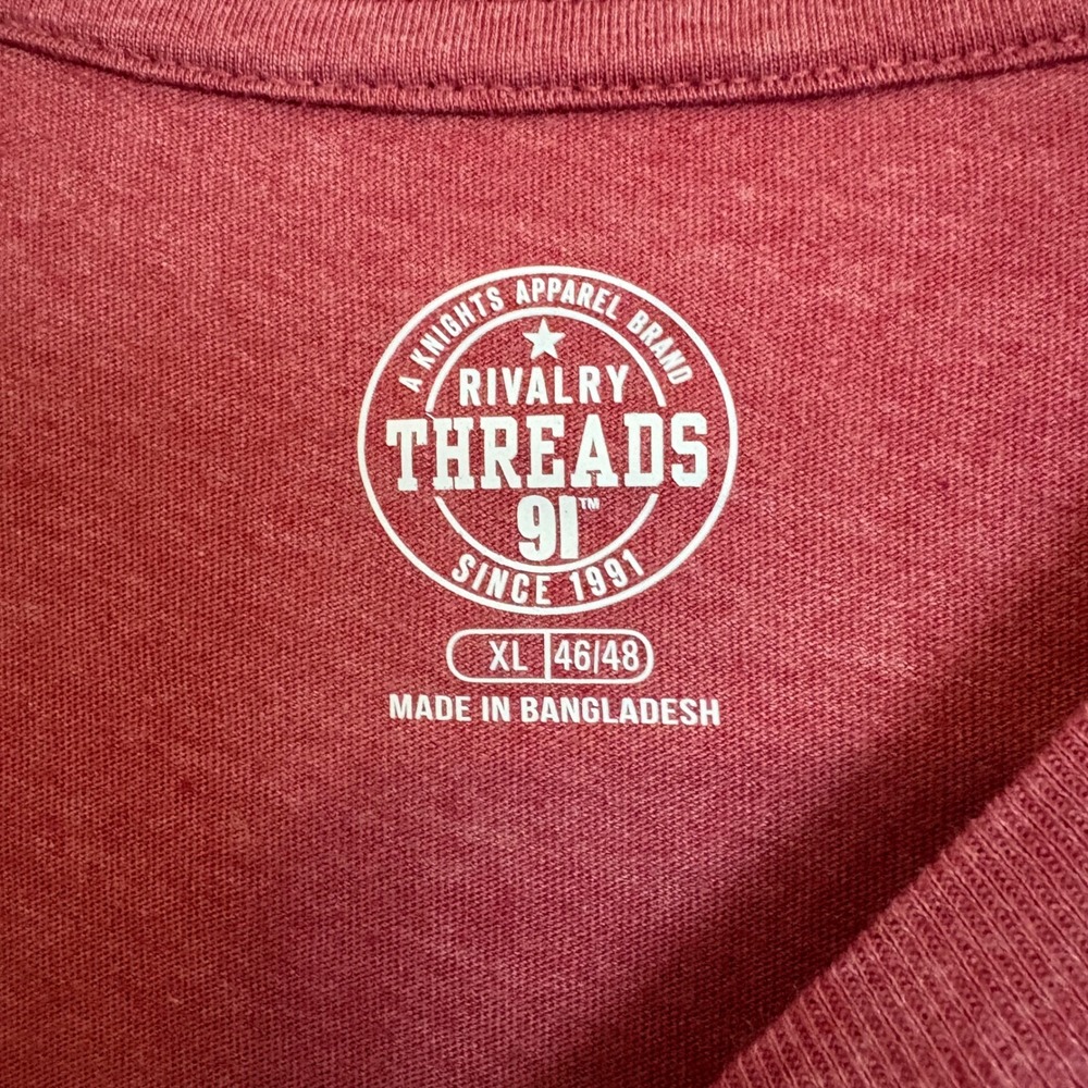 Rivalry Threads Saint Joseph's Hawks Mens XL T-Shirt Maroon Burgundy NWT - Picture 5 of 9